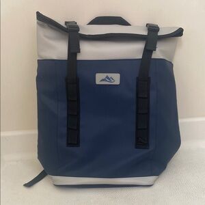 Blue and Gray Backpack